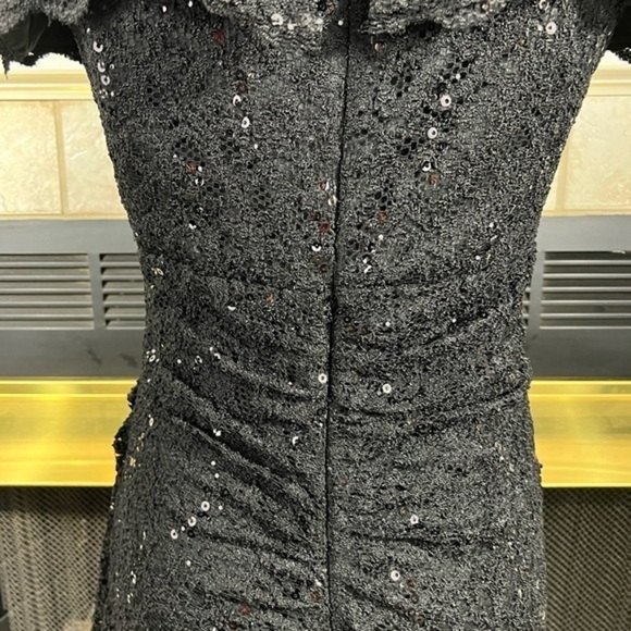 R&M Richards Black Lace Over with Sequins - Picture 7 of 17